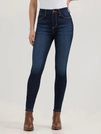 Wrangler Women's Bespoke High Rise Skinny Jean in Rae