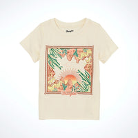 Wrangler Girl’s Western Desert Graphic Tee in White