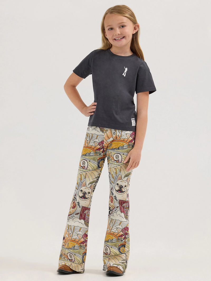 Girl's Wrangler x Lainey Wilson With Love Lainey Tee in Phantom