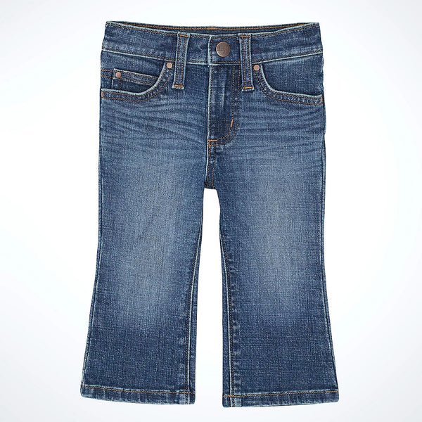 Wrangler Baby & Toddler Girl's W Stitched Bootcut Jean in Taylor
