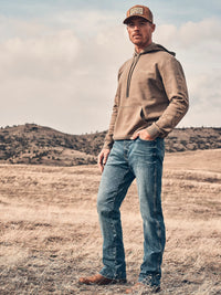 Wrangler Retro Men's Relaxed Bootcut Jean in Harris