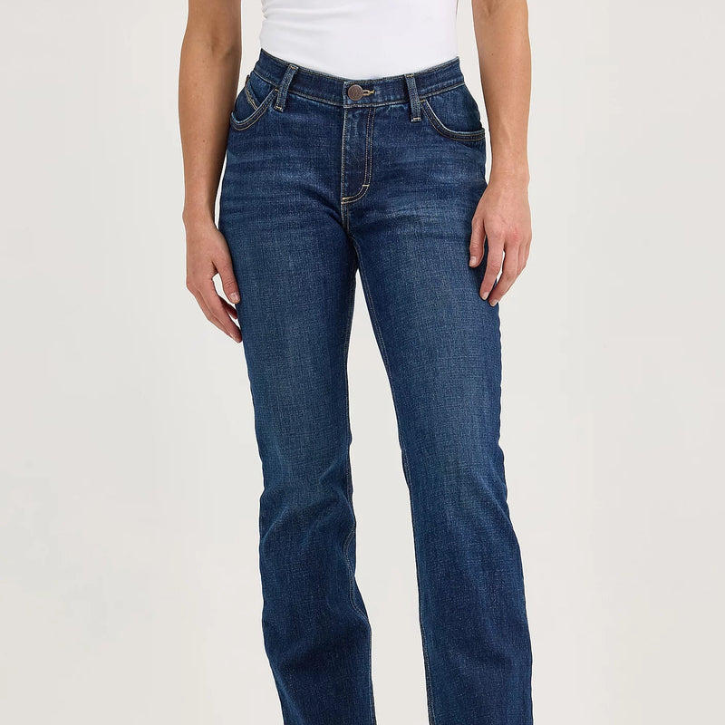 Wrangler Women's Ultimate Riding Jean Willow Mid-Rise Bootcut in Andrea