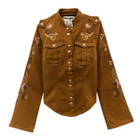 Wrangler x Lainey Wilson Wildflower Twill Jacket in Monks Robe