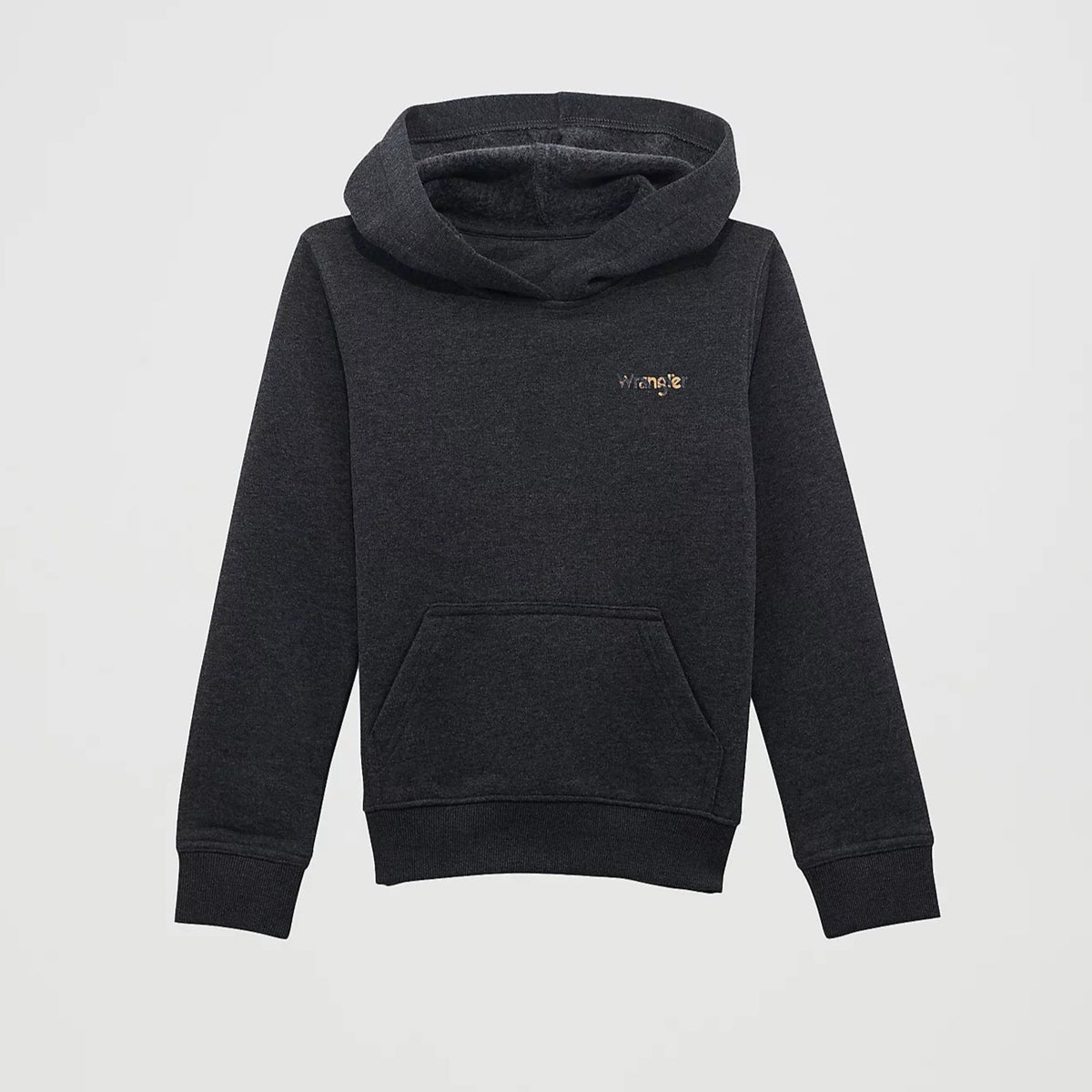 Wrangler Boy's Back Graphic Pullover Hoodie in Jet Black