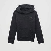 Wrangler Boy's Back Graphic Pullover Hoodie in Jet Black