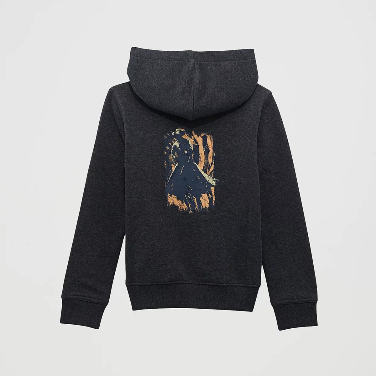 Wrangler Boy's Back Graphic Pullover Hoodie in Jet Black