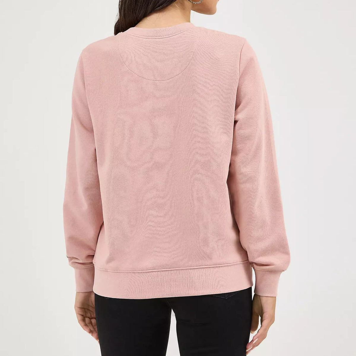 Wrangler Women's Bucking Bronco Crew Sweatshirt in Misty Rose