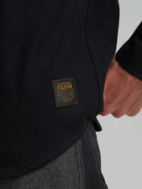 Wrangler x Filson Men's L/S Adventure Western Snap Shirt in Black