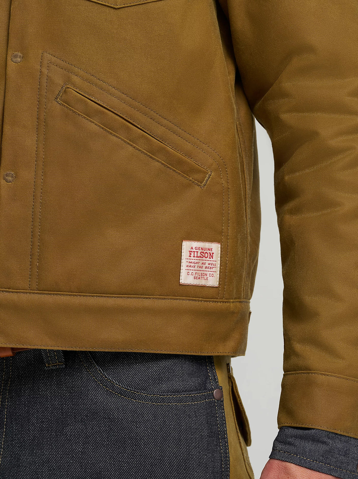 Wrangler x Filson Men's Adventure Jacket in Tan