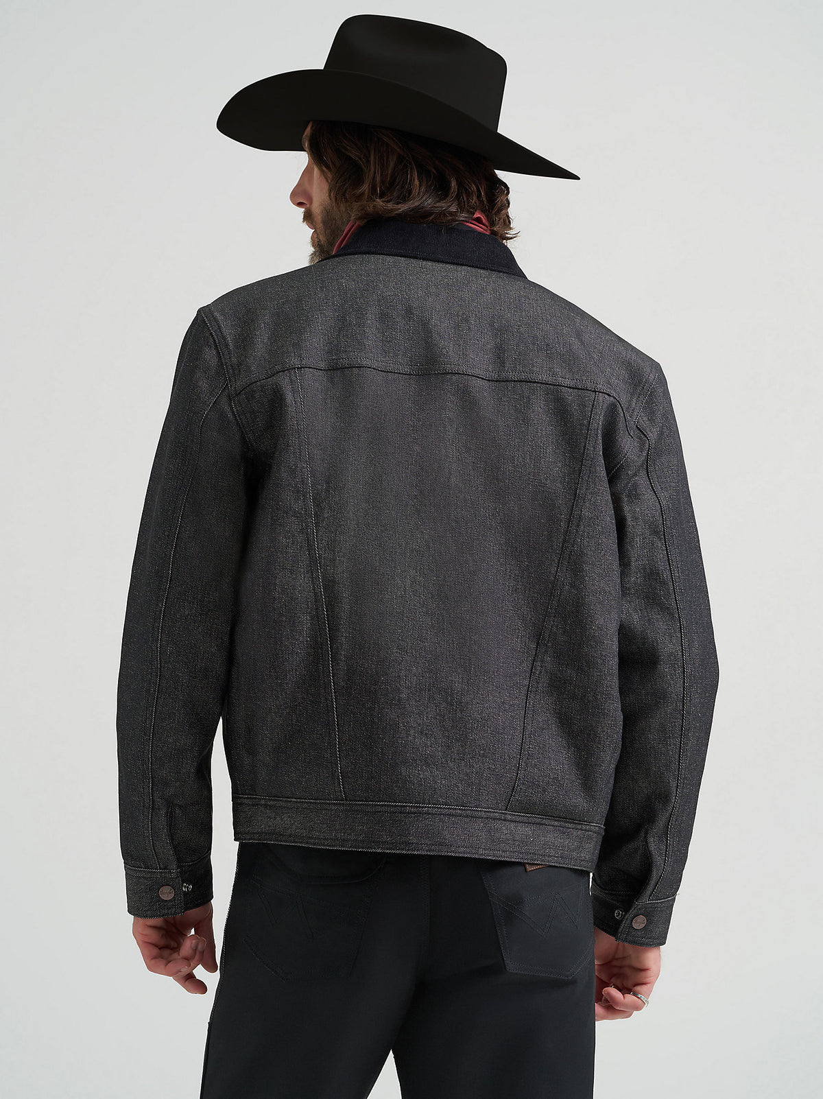 Wrangler x Filson Men's Denim Work Jacket in Black