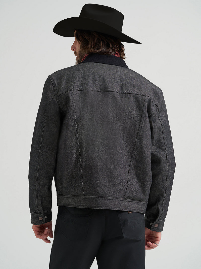 Wrangler x Filson Men's Denim Work Jacket in Black