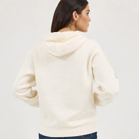 Wrangler Retro Women's Bold Logo Hoodie in Icy White