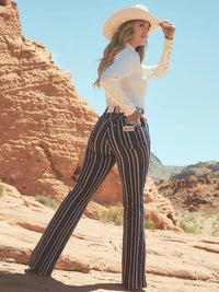 Wrangler x Lainey Wilson High Rise Striped Flare Jean
