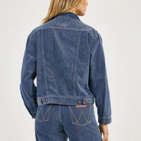 Wrangler Retro Women's Airy Denim Jacket in Blue
