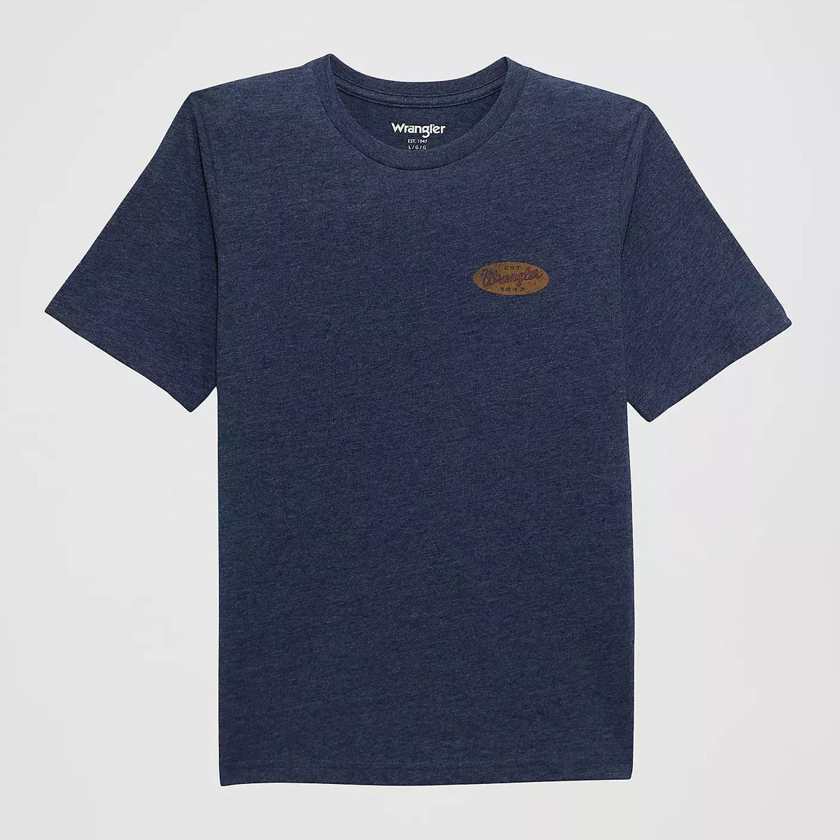 Wrangler Boy's Logo Back Rodeo T-Shirt in Spirit Blue