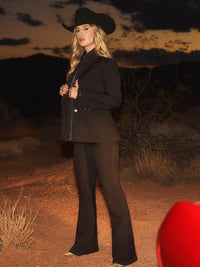 Wrangler X Lainey Wilson Wrancher Blazer in Black