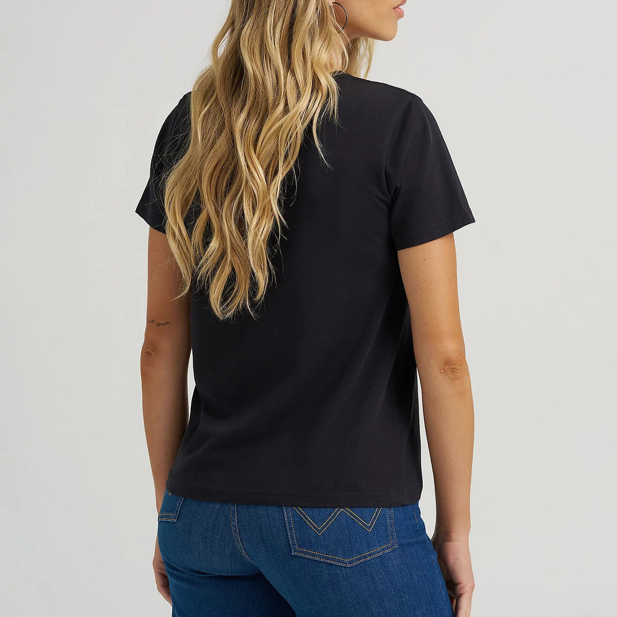 Wrangler x Lainey Wilson To The Moon Tee in Black