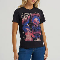 Wrangler x Lainey Wilson To The Moon Tee in Black