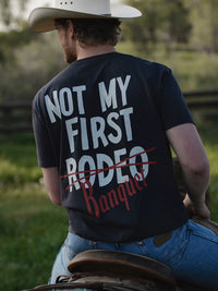 Wrangler x Coors Men's Rodeo Graphic T-Shirt in Black