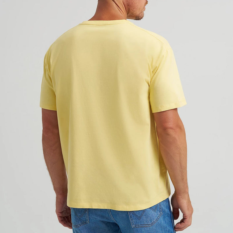 Wrangler x Coors Men's Logo T-Shirt in Buff Yellow