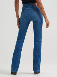 Wrangler Women's Bespoke High Rise Bootcut Jean in Pearl