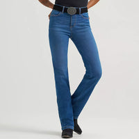 Wrangler Women's Bespoke High Rise Bootcut Jean in Pearl