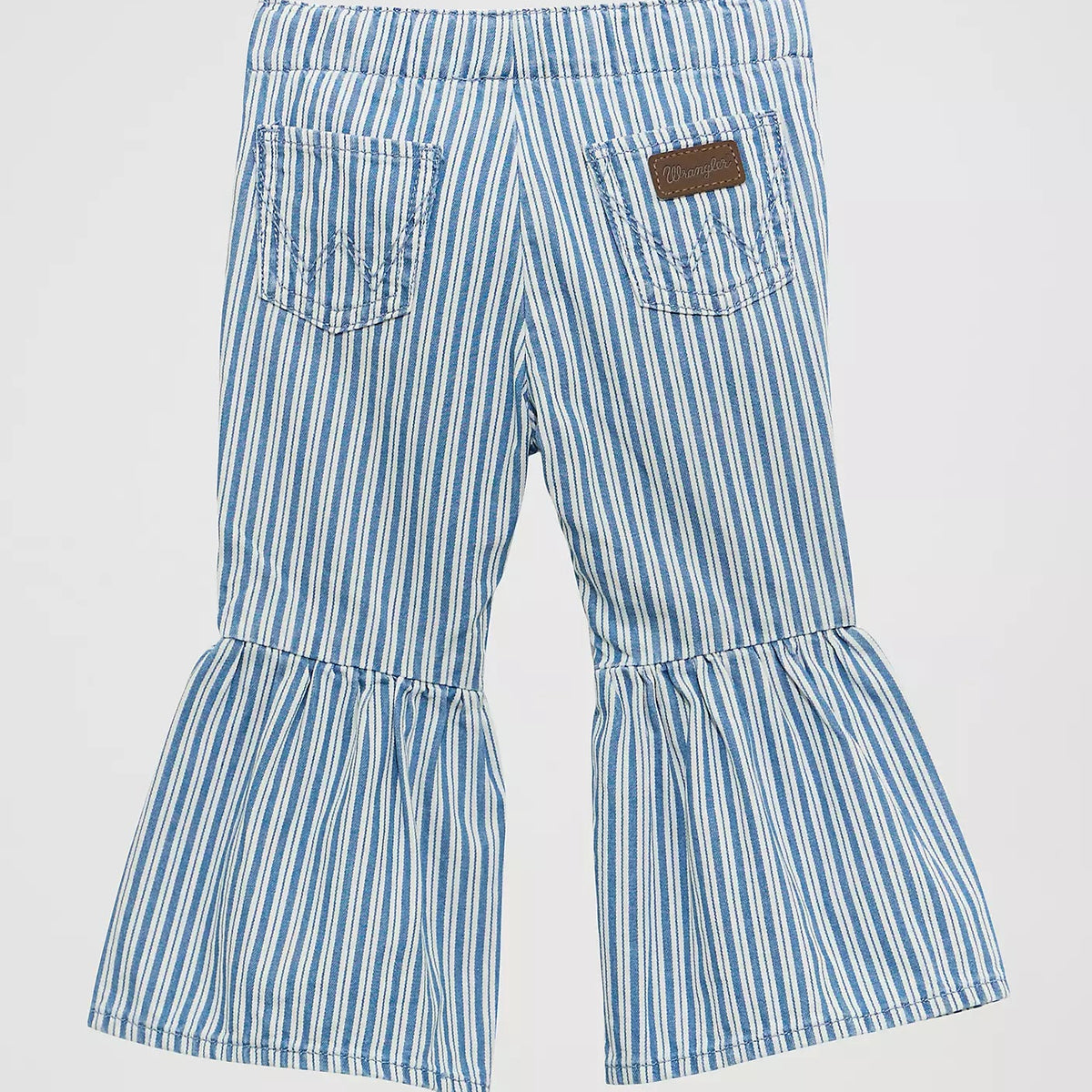 Wrangler Baby & Toddler Girl's Striped Ruffle Flare Jean in Jayda
