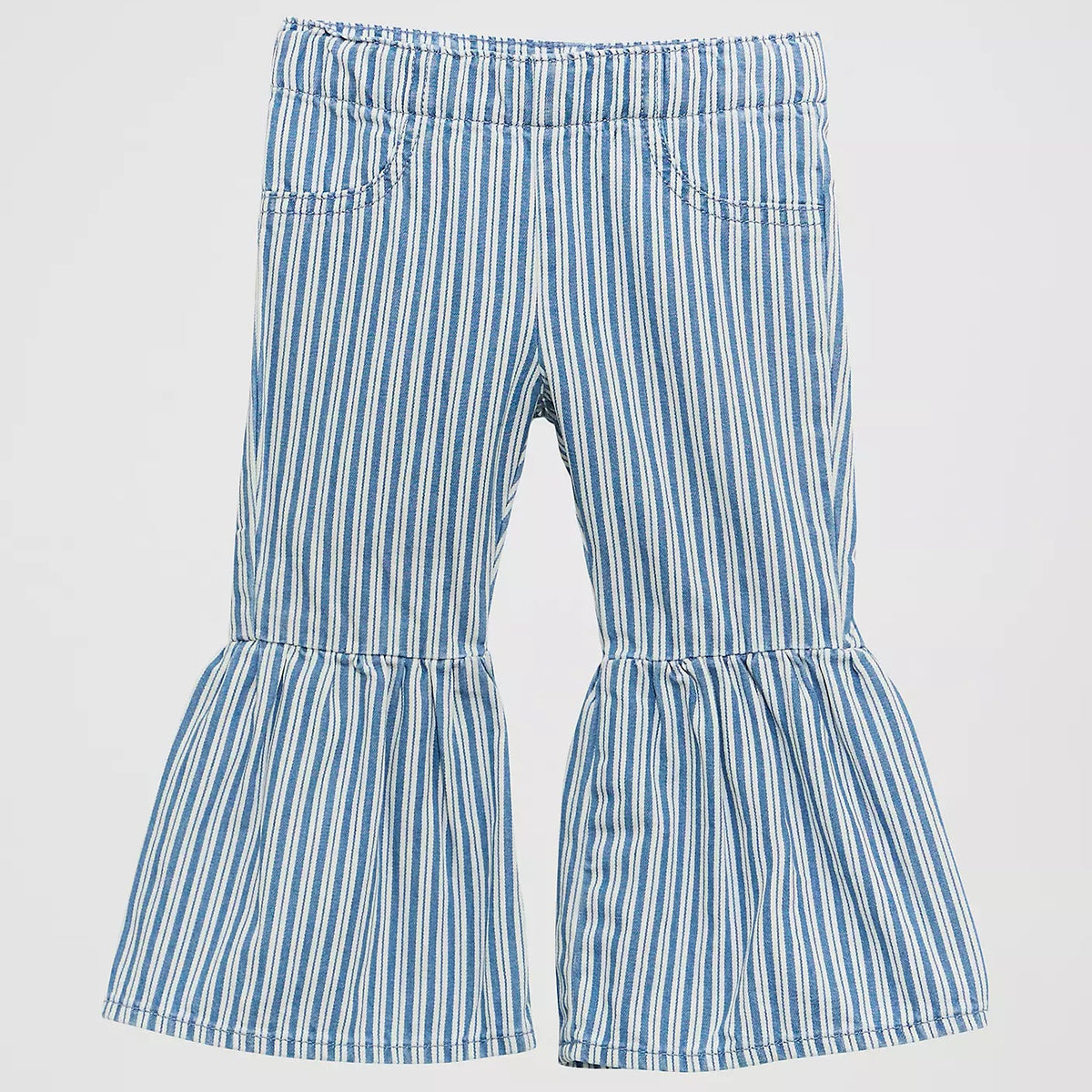Wrangler Baby & Toddler Girl's Striped Ruffle Flare Jean in Jayda