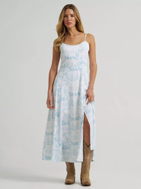 Wrangler Women's Tank Maxi Dress in Country Toile