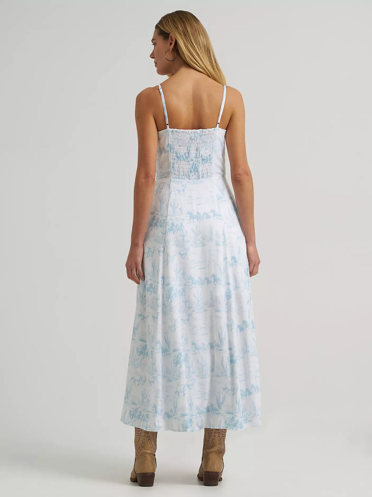 Wrangler Women's Tank Maxi Dress in Country Toile