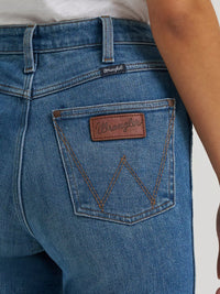 Wrangler Retro Women's Bailey High Rise Straight Leg Jean in Sylvia