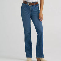 Wrangler Retro Women's Bailey High Rise Straight Leg Jean in Sylvia