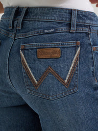 Wrangler Retro Women's Mae Mid Rise Bootcut Jean in Katelyn