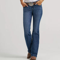 Wrangler Retro Women's Mae Mid Rise Bootcut Jean in Katelyn