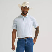 Wrangler ATG Men's Performance Polo Shirt in Daphne Print