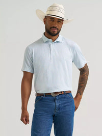 Wrangler ATG Men's Performance Polo Shirt in Daphne Print