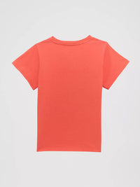 Wrangler Girl's S/S Western Graphic Tee in Yee Haw Pink