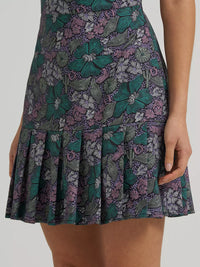 Wrangler Women's Pleated Cut Out Dress in Purple