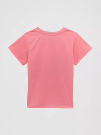 Wrangler Girl's S/S Western Graphic Tee in Pink