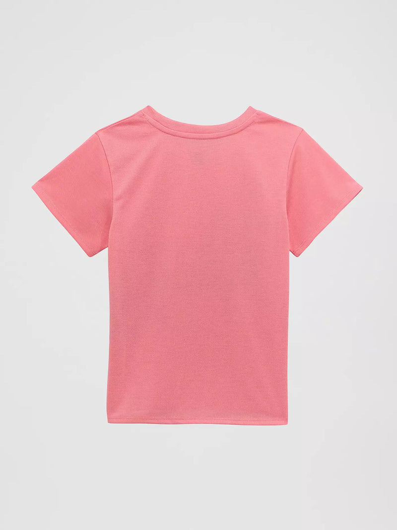 Wrangler Girl's S/S Western Graphic Tee in Pink