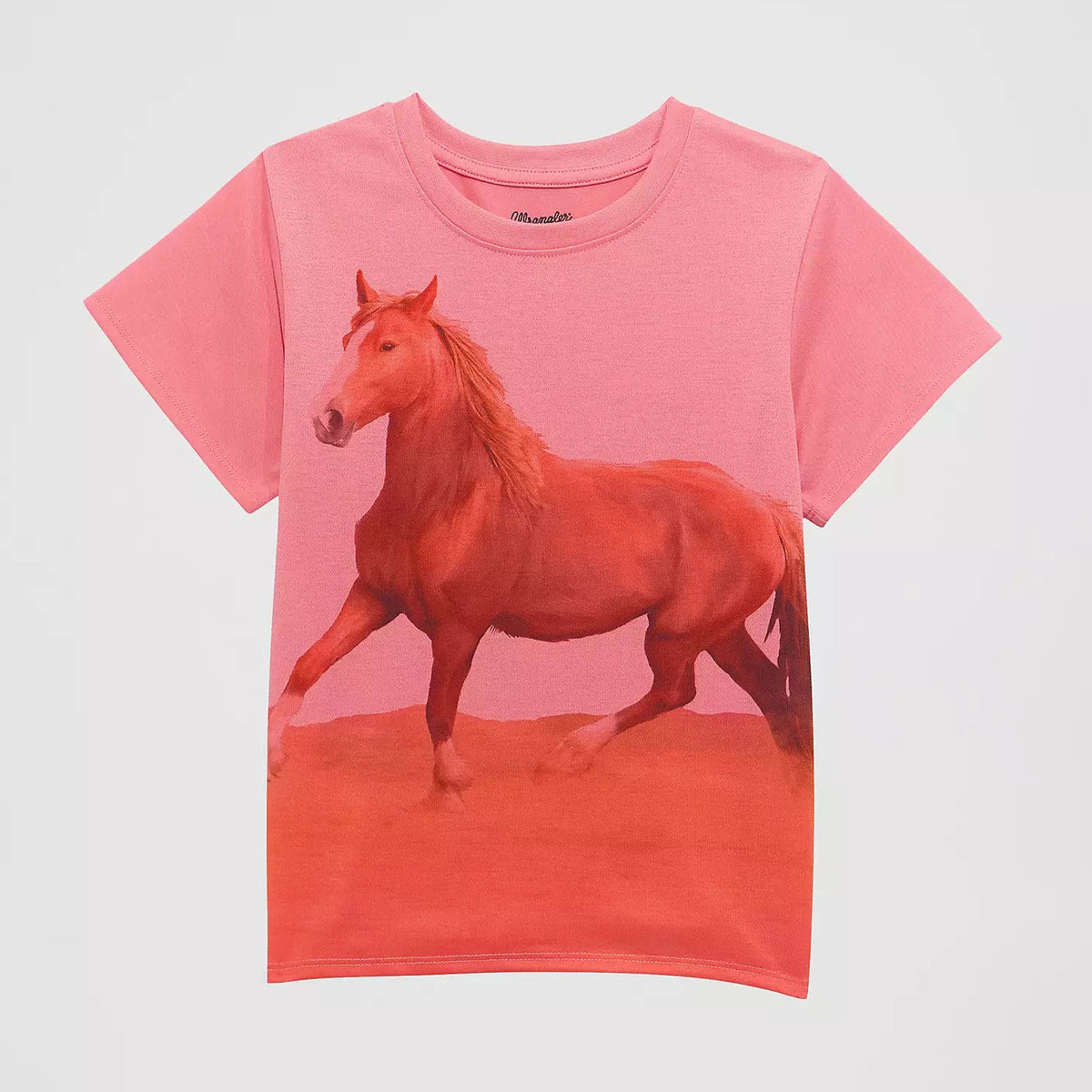 Wrangler Girl's S/S Western Graphic Tee in Pink