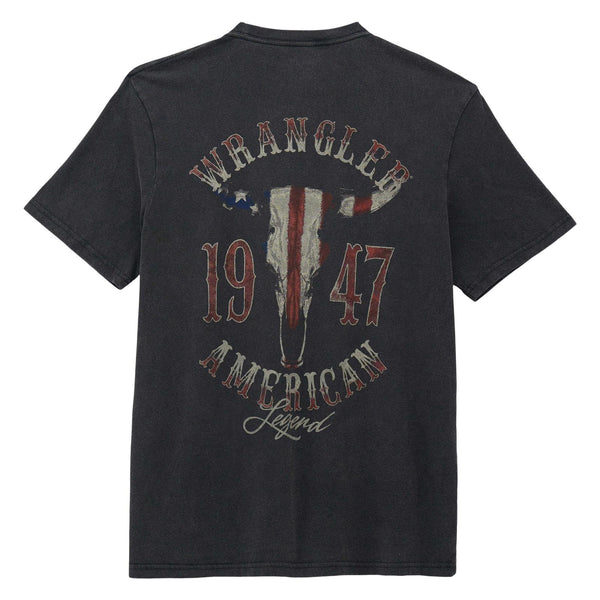 Wrangler Men's American Legend Graphic T-Shirt in Jet Black