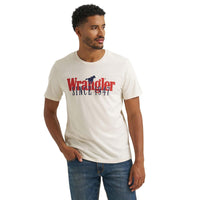 Wrangler Men's Since 1947 Layers Graphic T-Shirt in Egret