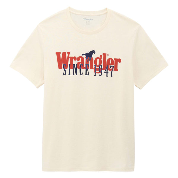 Wrangler Men's Since 1947 Layers Graphic T-Shirt in Egret