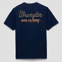 Wrangler Men's Spirit Flag Graphic T-Shirt in Pageant Blue