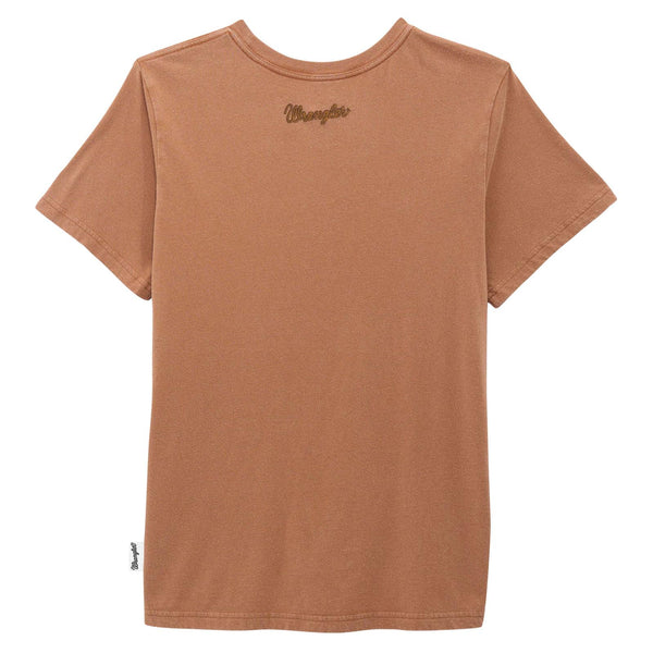 Wrangler Retro Women's S/S Long Live Cowboy Graphic Tee in Rawhide