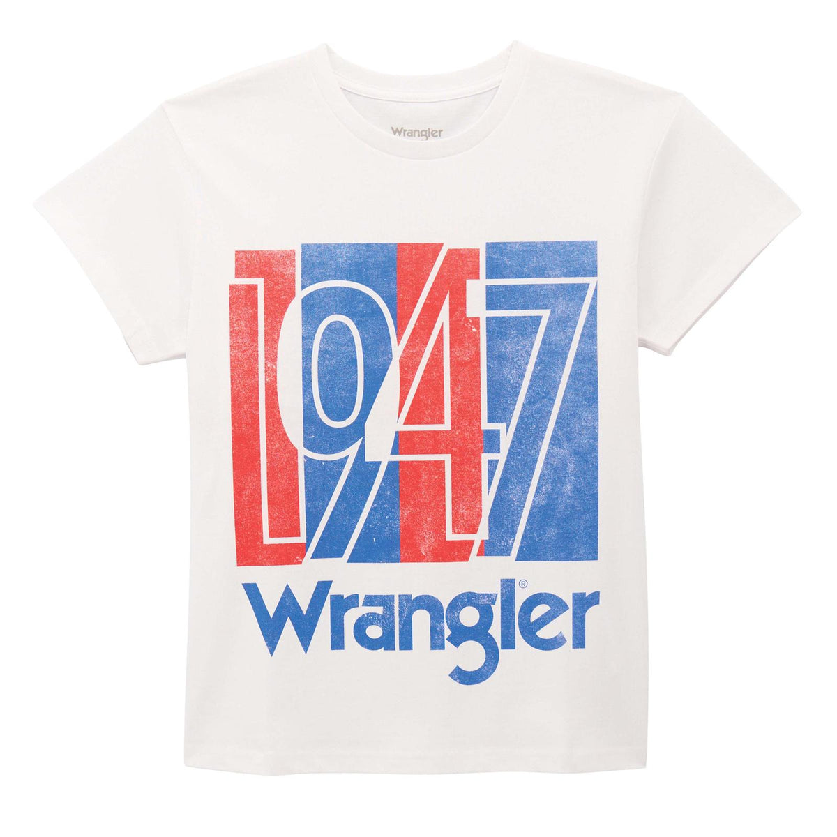 Wrangler Retro Women's S/S 1947 Graphic Tee in Bright White