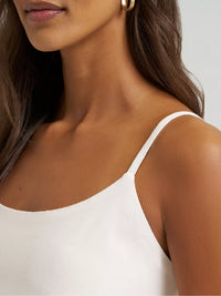 Wrangler Women's Strappy Tiered Dress in White