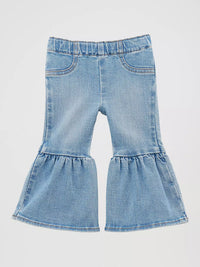 Wrangler Baby & Toddler Girl's Ruffle Flare Jean in Sky