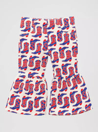 Wrangler Baby & Toddler Girl's Printed Ruffle Flare Jean in Casey